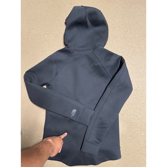 The North Face‎ Womens Black Hooded Snap Front Jacket XS - Picture 7 of 9